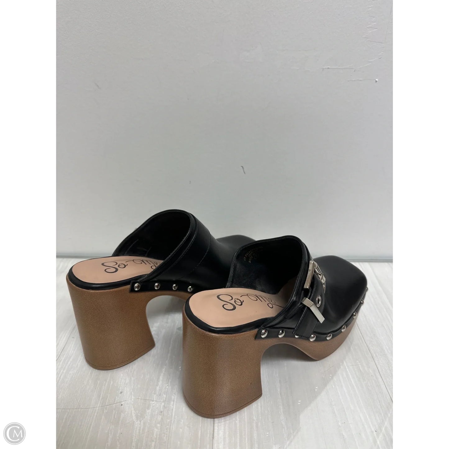 Shoes Heels Block By Clothes Mentor In Black, Size: 8