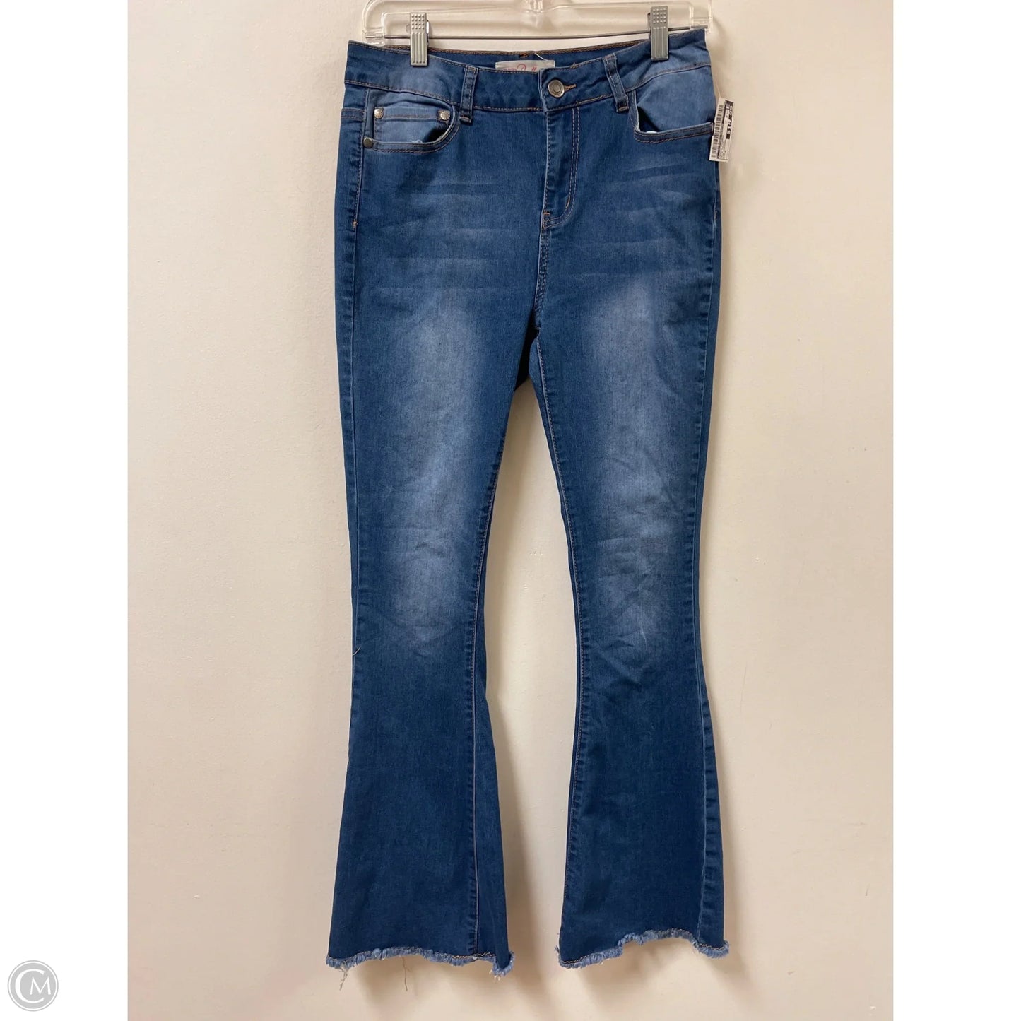 Jeans Flared By Clothes Mentor In Blue Denim, Size: 8