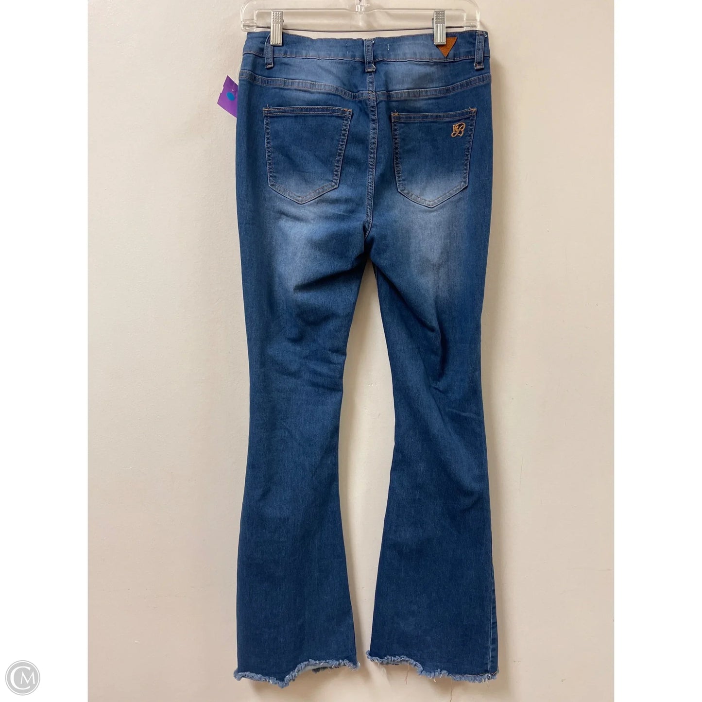 Jeans Flared By Clothes Mentor In Blue Denim, Size: 8