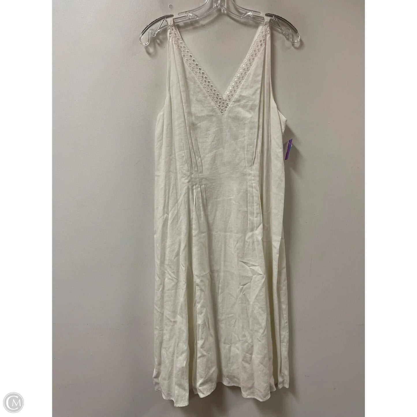 Dress Casual Midi By Gibson And Latimer In White, Size: L