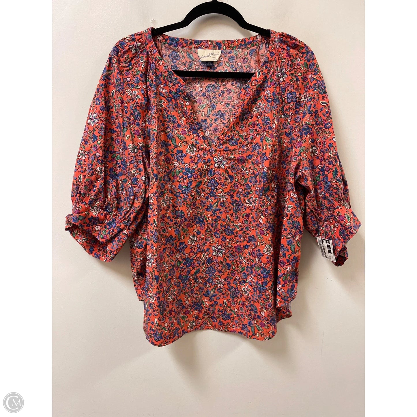 Top Short Sleeve By Universal Thread In Orange, Size: 2x