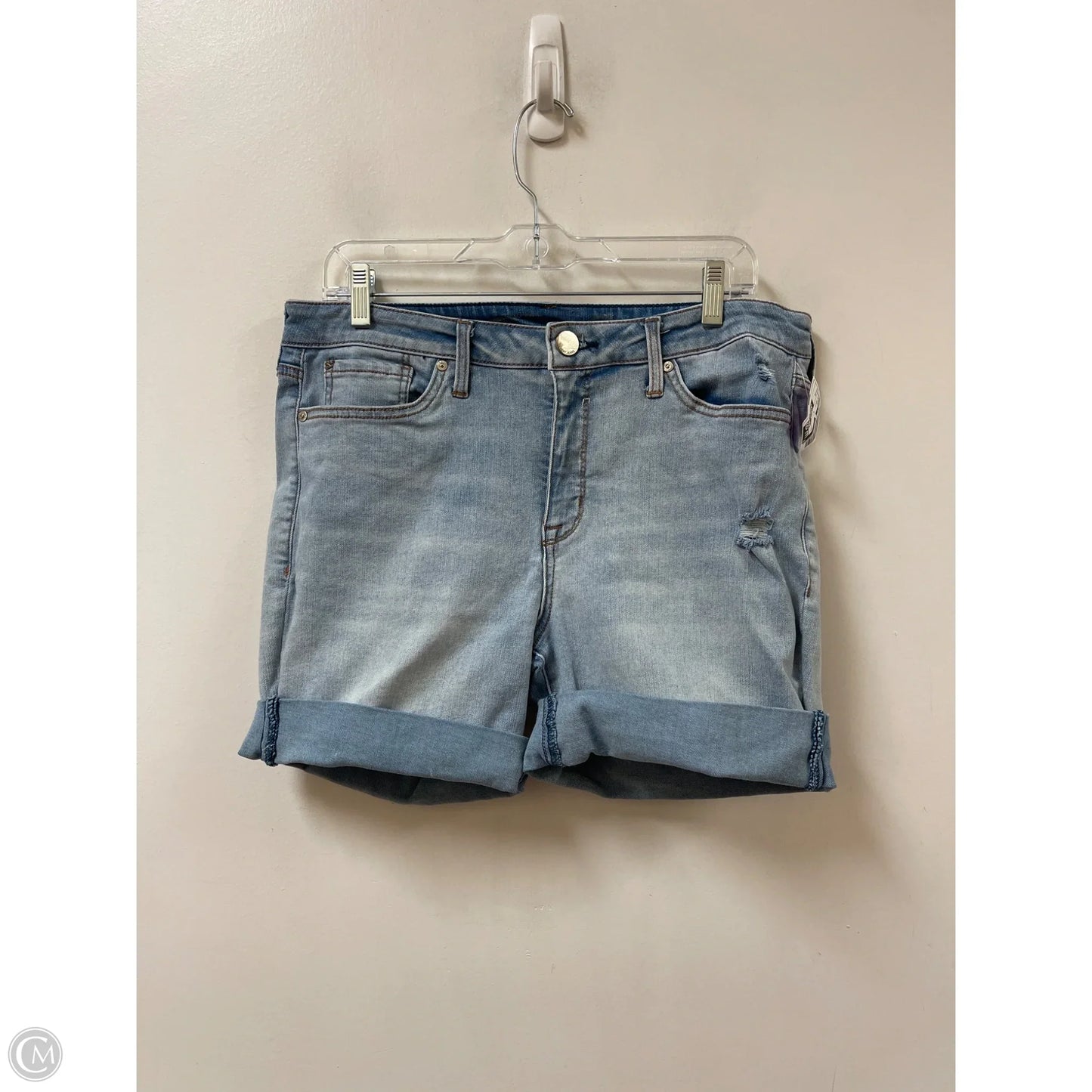 Shorts By Seven 7 In Blue Denim, Size: 14
