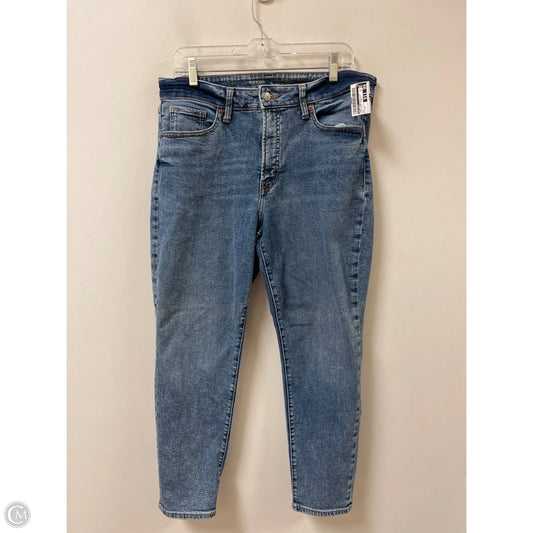 Jeans Straight By Old Navy In Blue Denim, Size: 14
