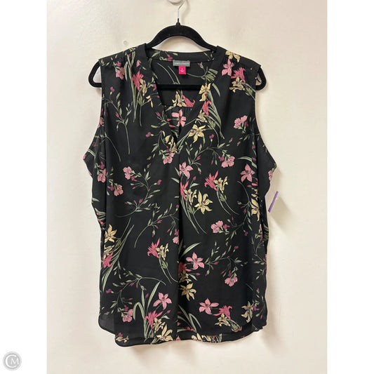 Top Sleeveless By Vince Camuto In Black, Size: 2x