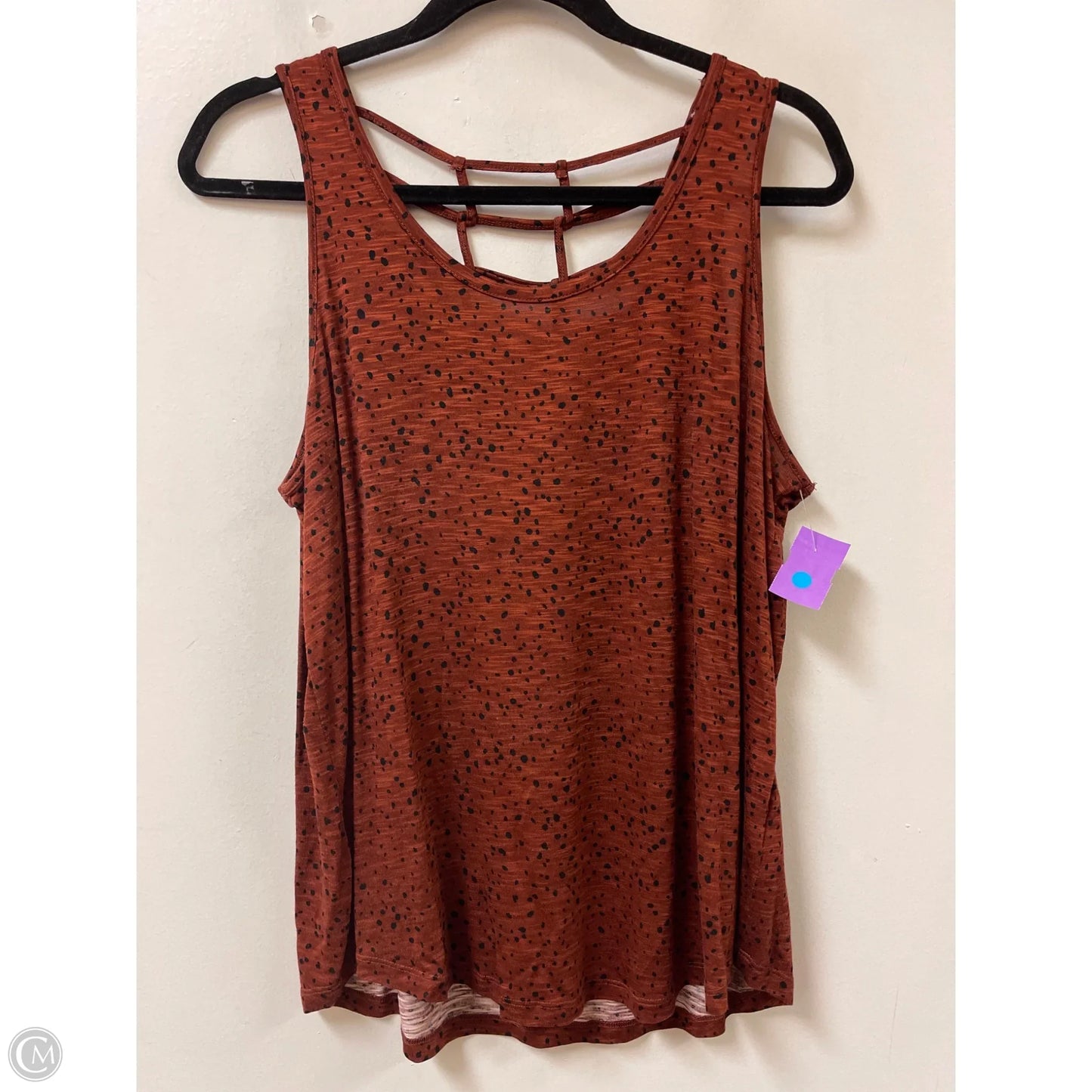 Top Sleeveless By Maurices In Orange, Size: L