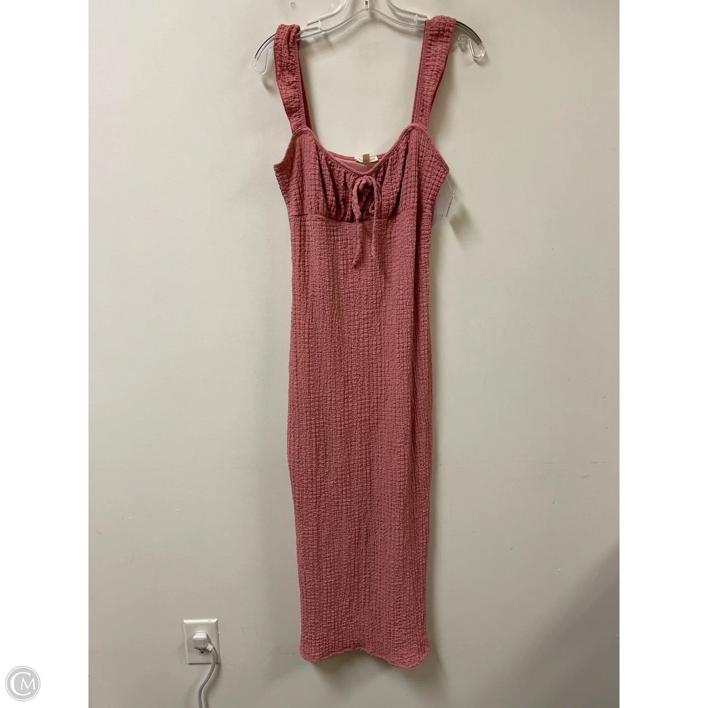 Dress Casual Maxi By See You Monday In Pink, Size: Xl