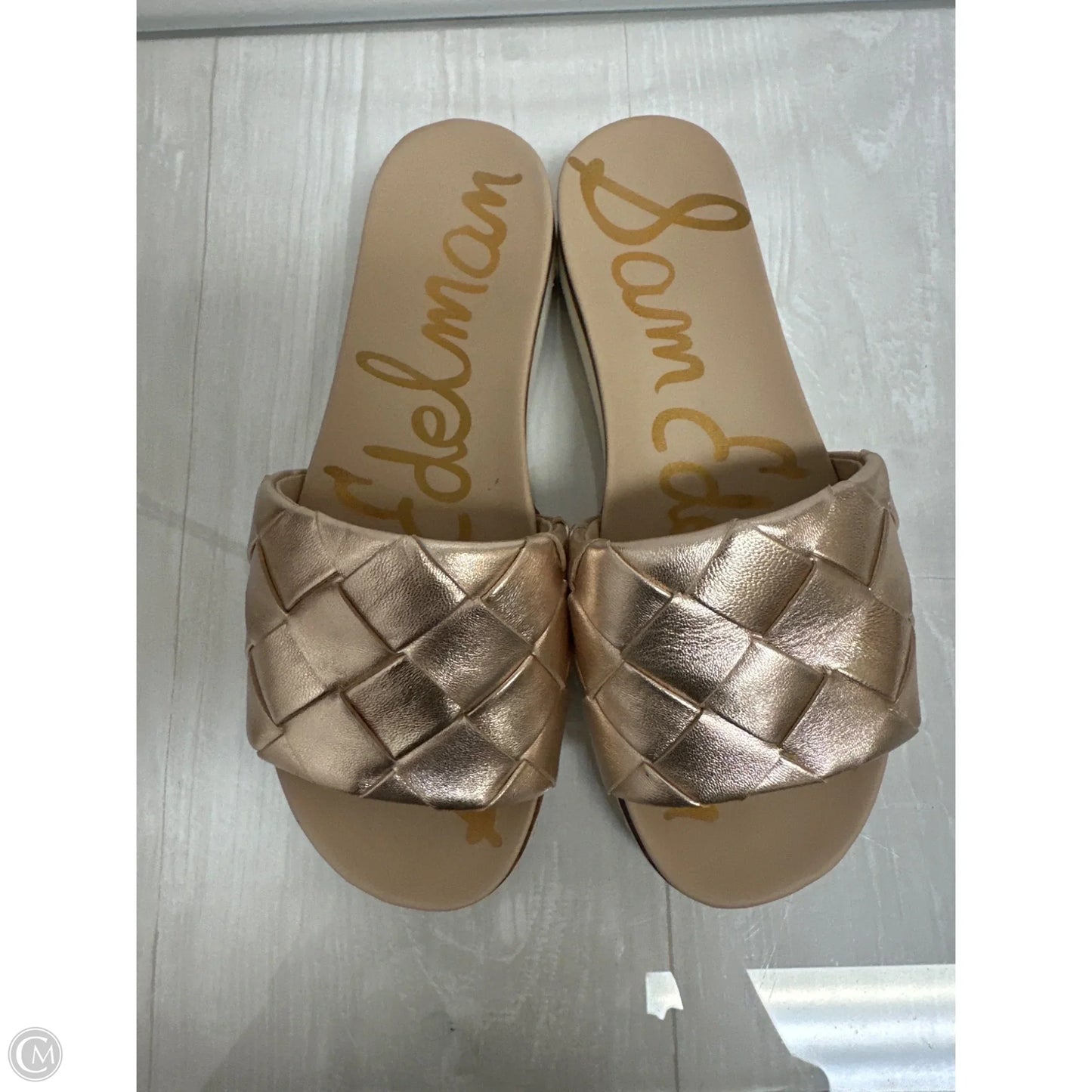 Sandals Flats By Sam Edelman In Gold, Size: 8