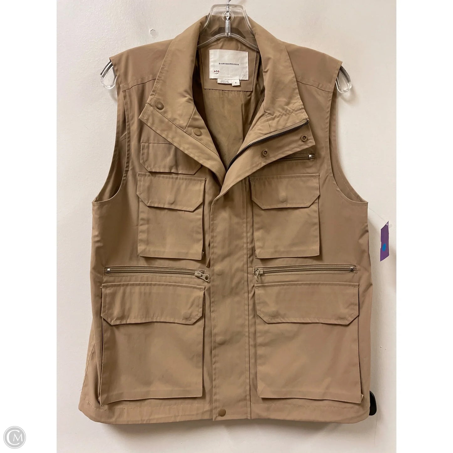Vest Other By Anthropologie In Tan, Size: S