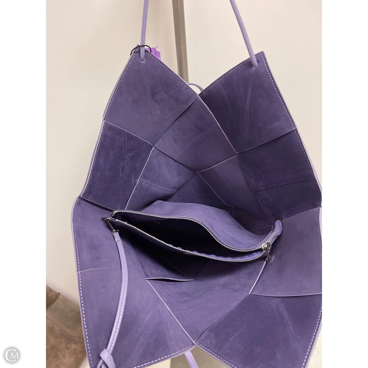 Handbag Leather By Cma, Size: Large