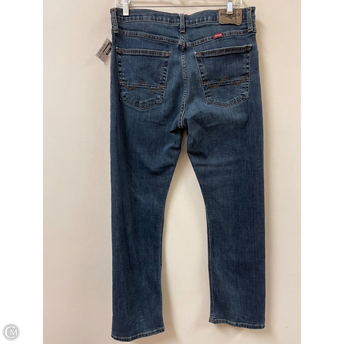 Jeans Boot Cut By Wrangler In Blue Denim, Size: 8
