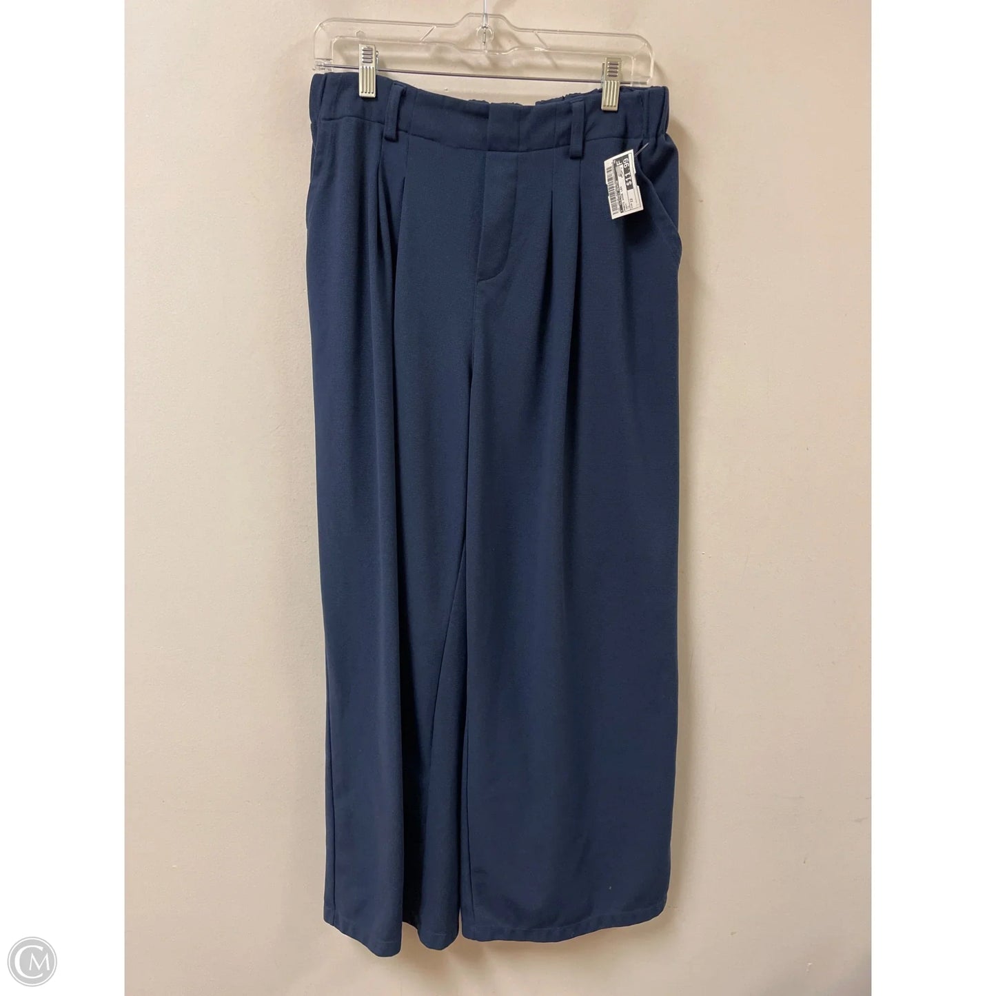 Pants Wide Leg By Clothes Mentor In Navy, Size: 12