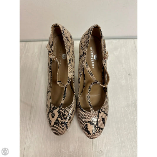 Shoes Heels Stiletto By Clothes Mentor In Snakeskin Print, Size: 10