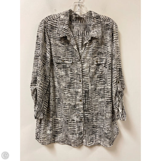 Top Long Sleeve By Dressbarn In Green, Size: Xl