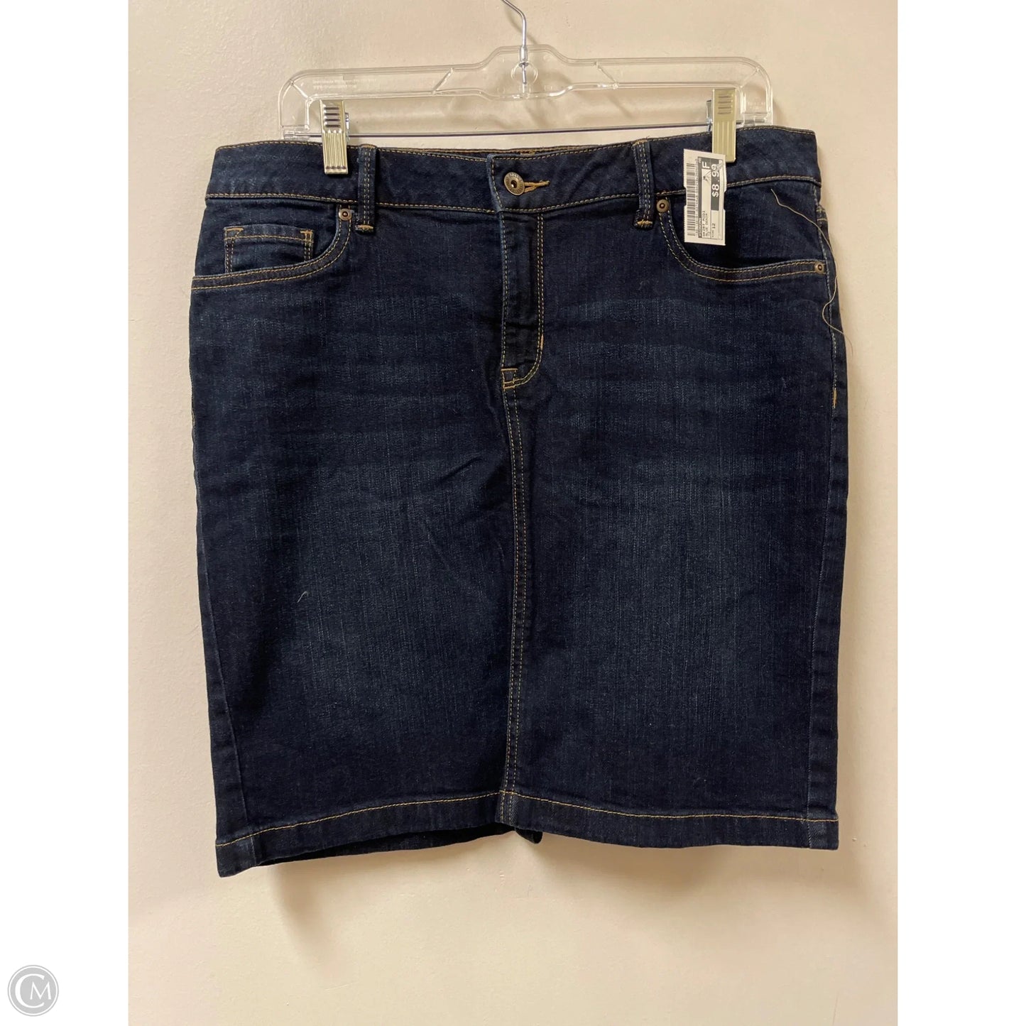 Skirt Midi By Sonoma In Blue Denim, Size: 12