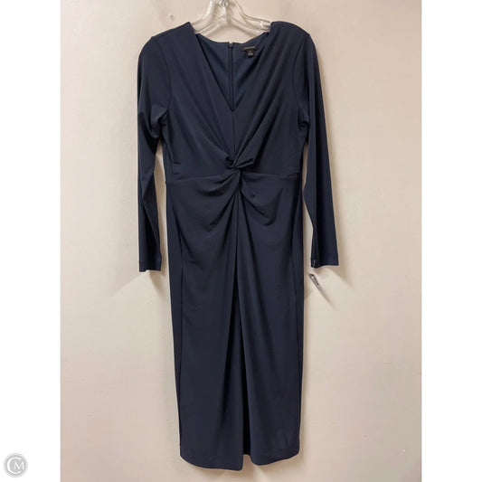 Dress Party Long By Ann Taylor In Navy, Size: Mp