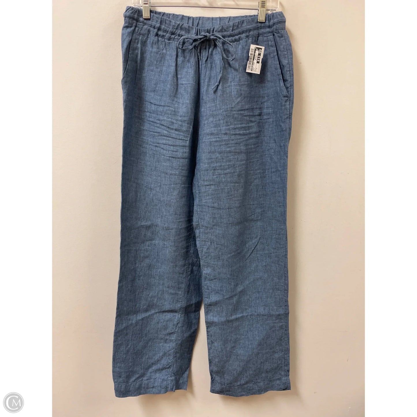 Pants Linen By Charter Club In Blue, Size: 4