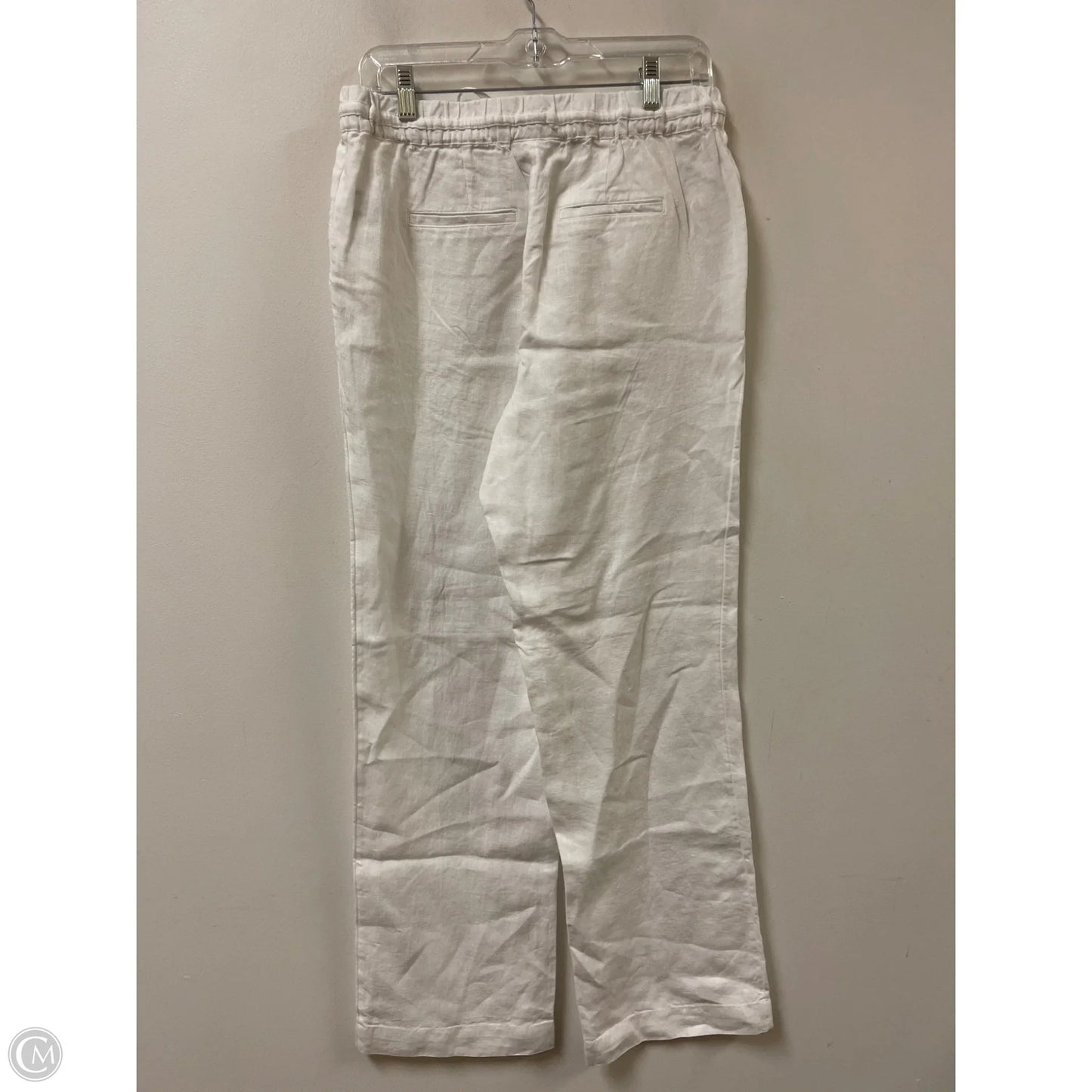 Pants Linen By Charter Club In White, Size: 4