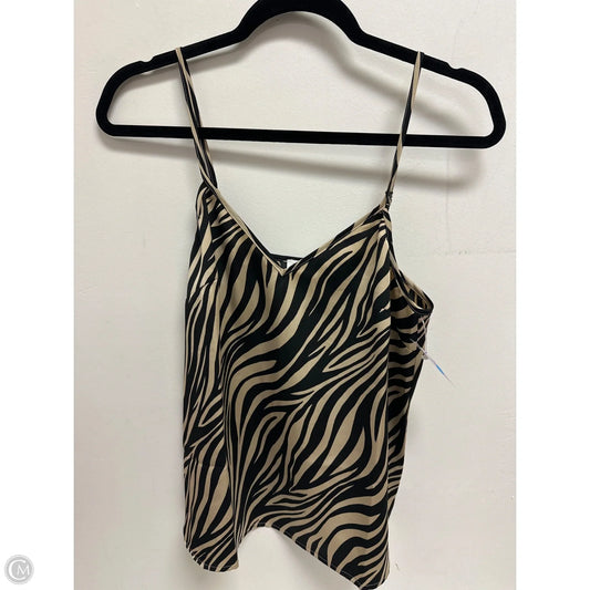 Top Sleeveless By J. Crew In Zebra Print, Size: Xs