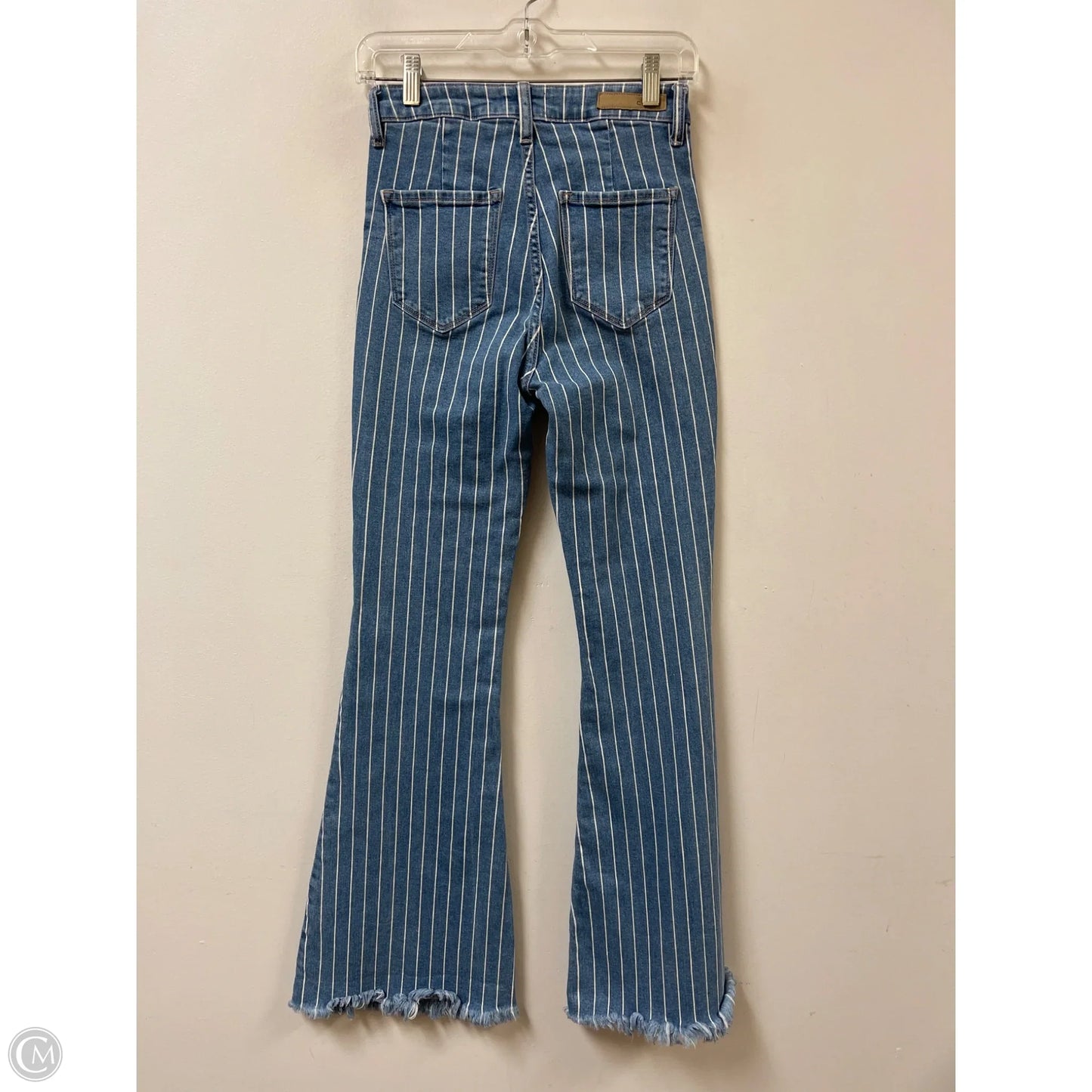 Jeans Flared By Cello In Blue Denim, Size: 4