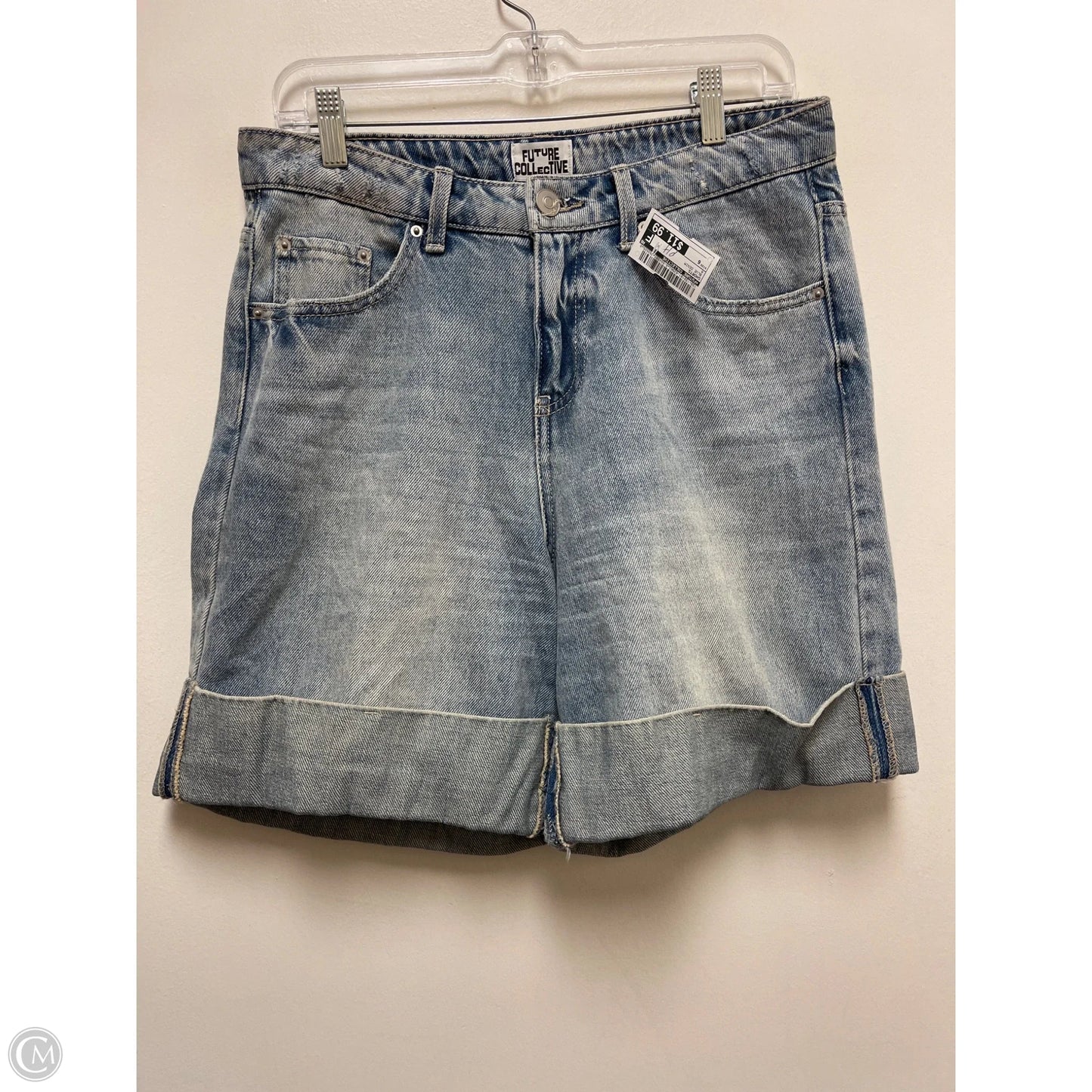 Shorts By Future Collective In Blue Denim, Size: 6