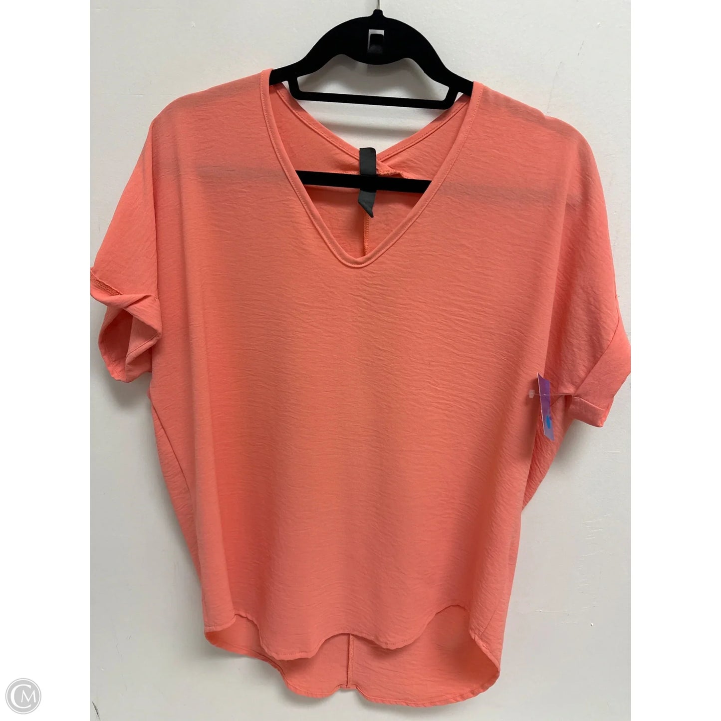Top Short Sleeve By Alya In Coral, Size: Xs