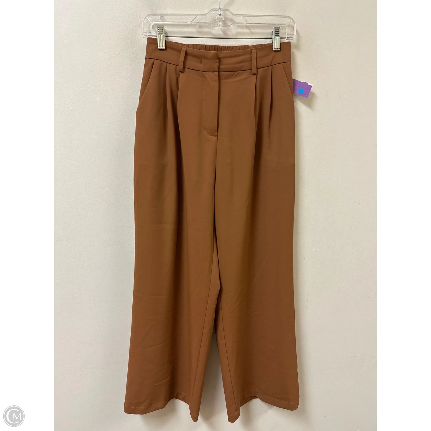 Pants Wide Leg By Clothes Mentor In Brown, Size: 4