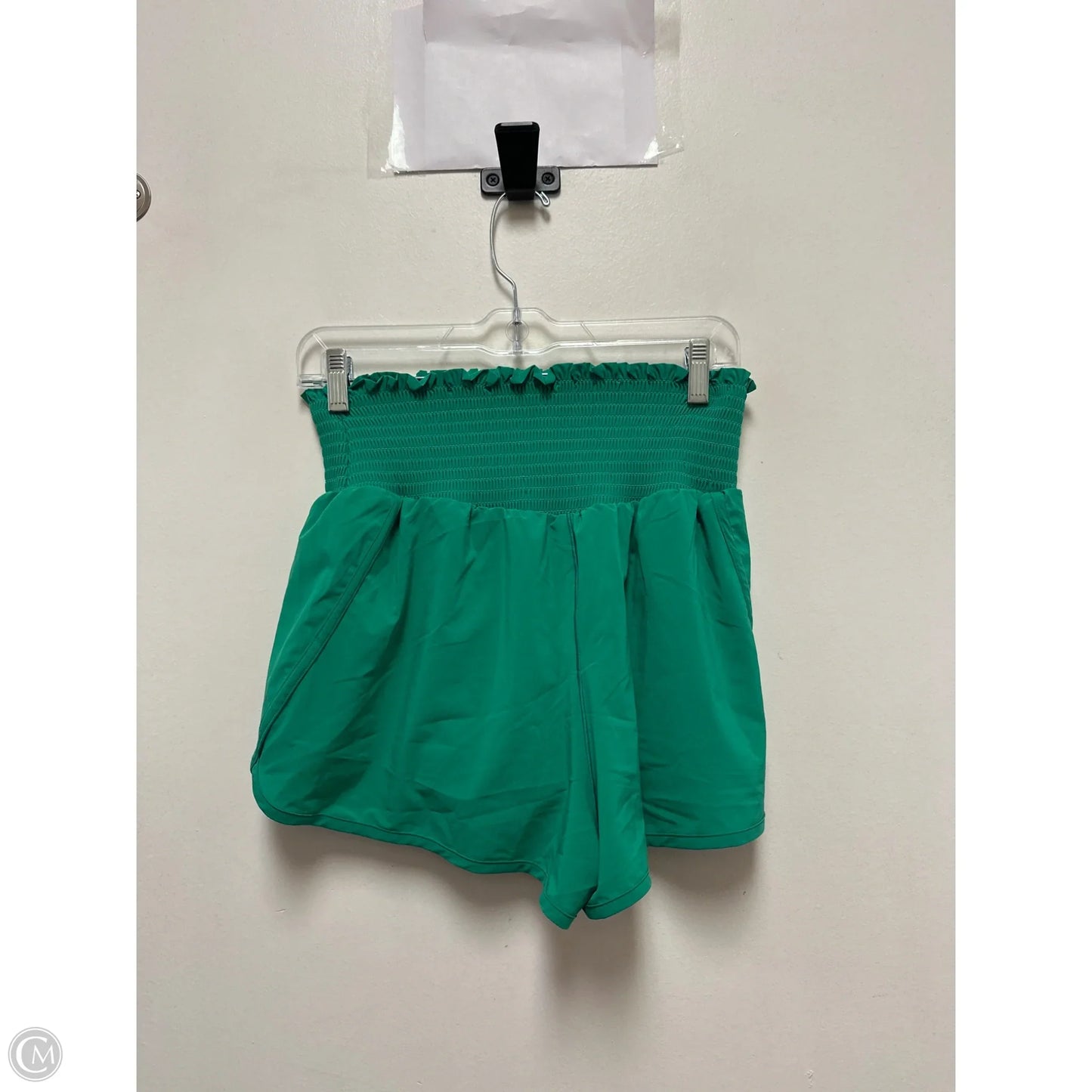 Athletic Shorts By Offline In Green, Size: M