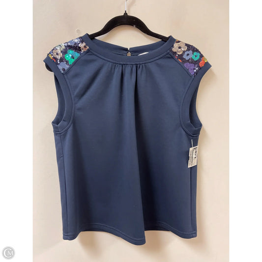 Top Sleeveless By Voy In Navy, Size: S
