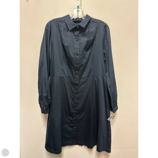 Dress Casual Midi By J. Jill In Navy, Size: M