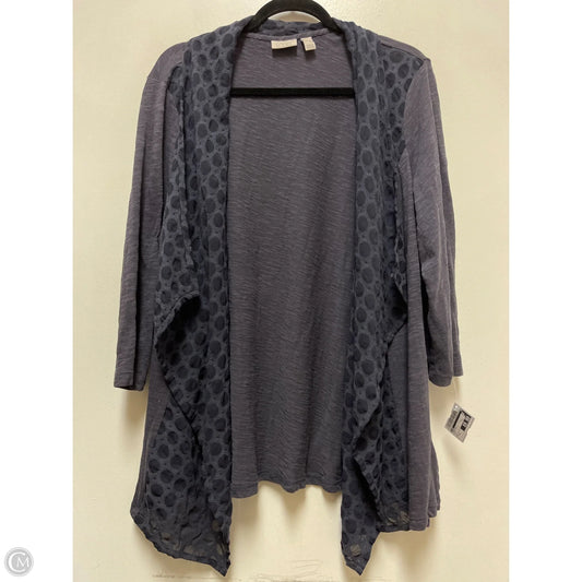Cardigan By Logo In Grey, Size: Xl