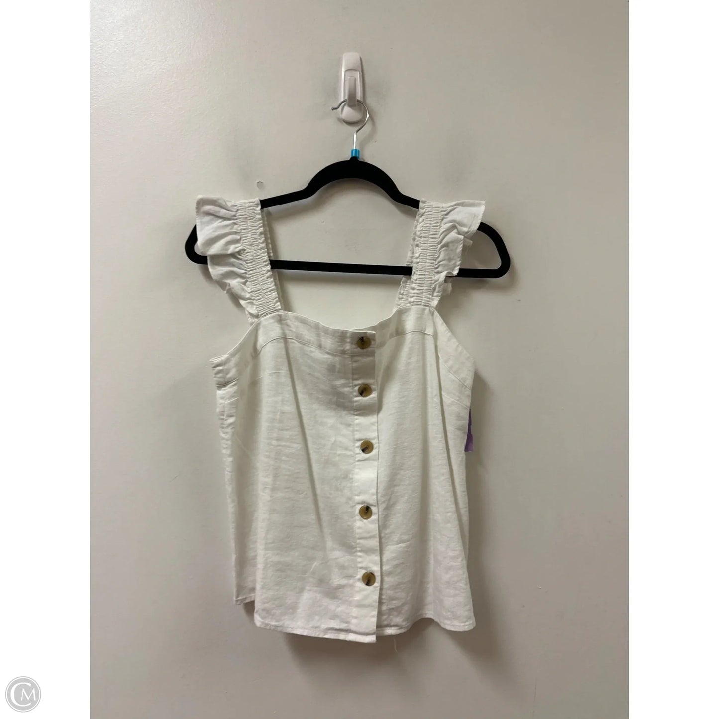 Top Sleeveless By J. Crew In White, Size: Xs
