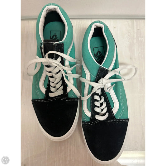 Shoes Athletic By Vans In Black, Size: 10.5
