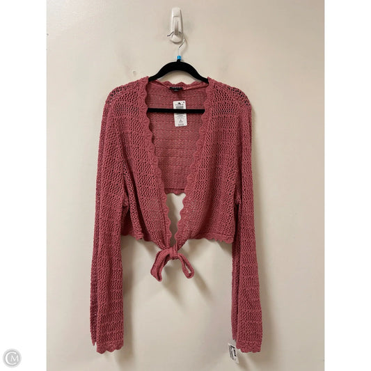 Cardigan By Torrid In Pink, Size: 2x