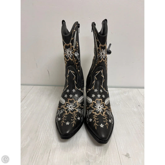 Boots Western By Clothes Mentor In Black, Size: 10