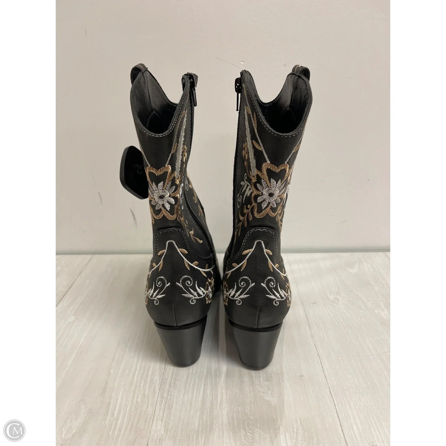 Boots Western By Clothes Mentor In Black, Size: 10