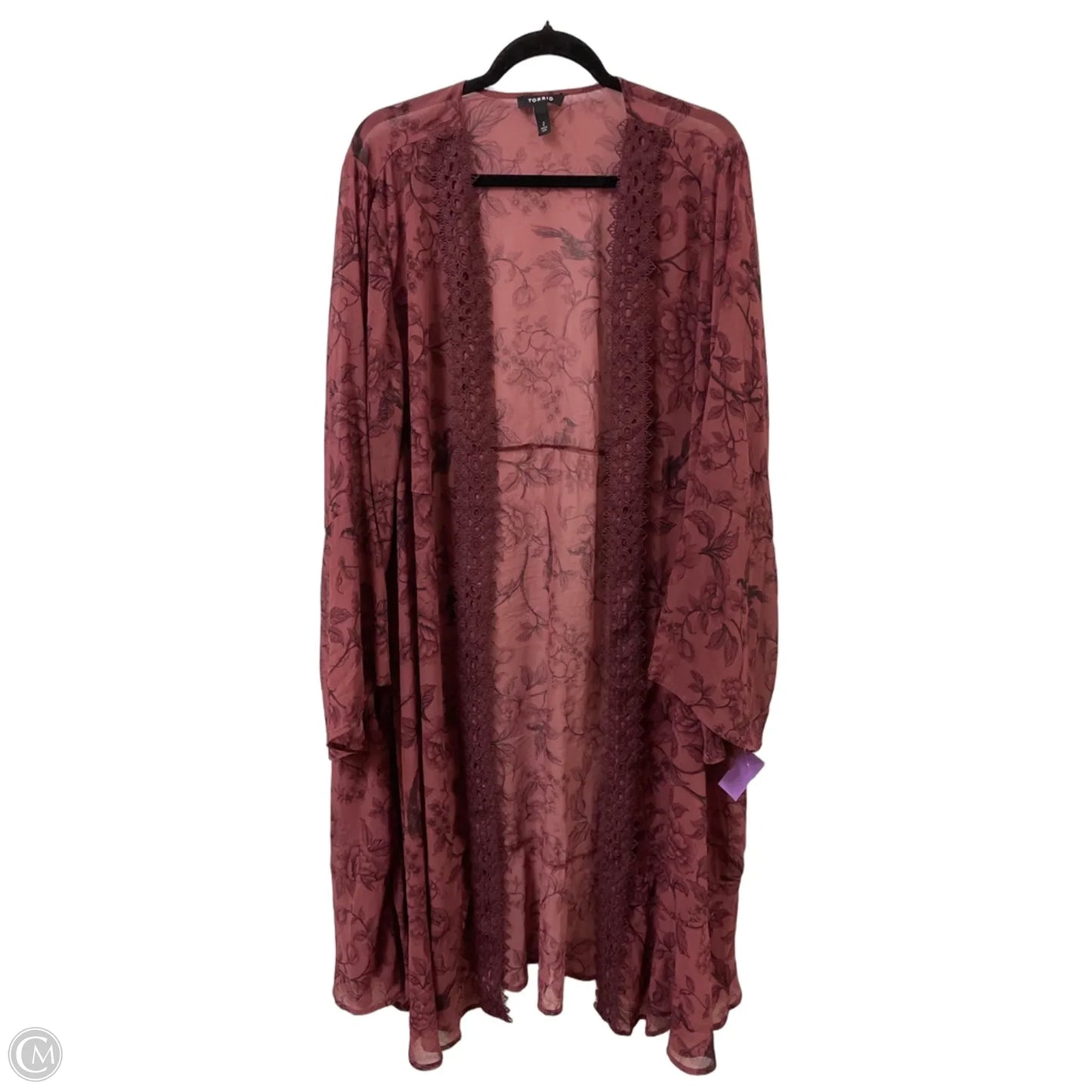 Kimono By Torrid In Red, Size: 2x