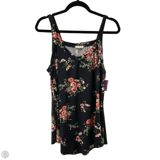 Top Sleeveless By Clothes Mentor In Black, Size: 2x