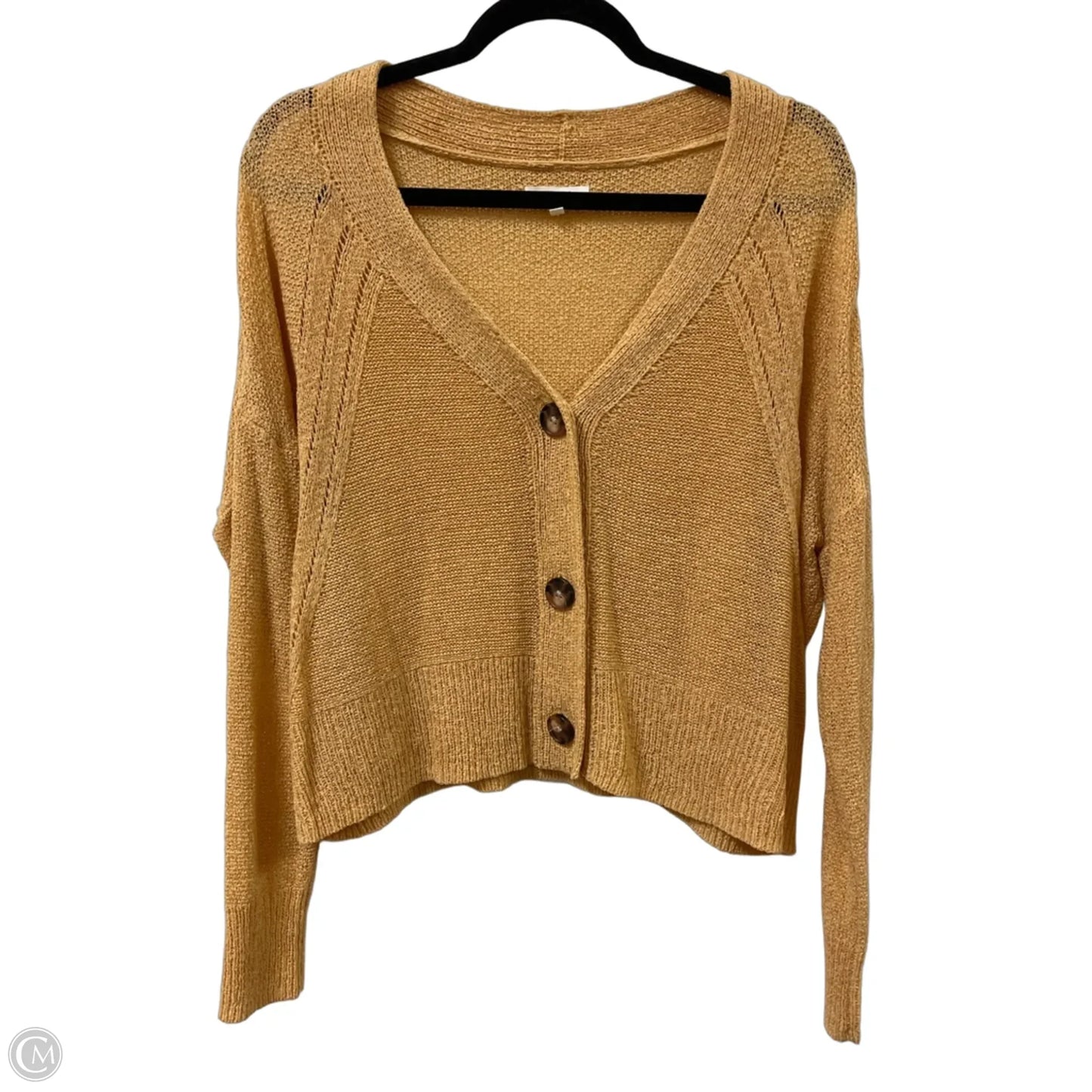 Cardigan By Maurices In Yellow, Size: M