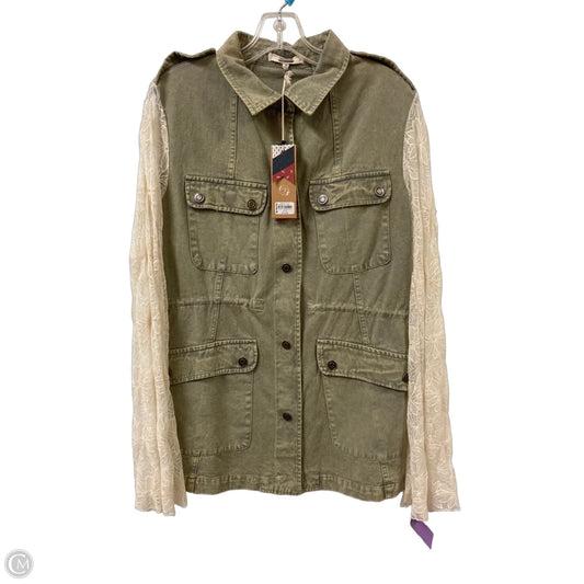 Jacket Denim By Gimmicks In Green, Size: M