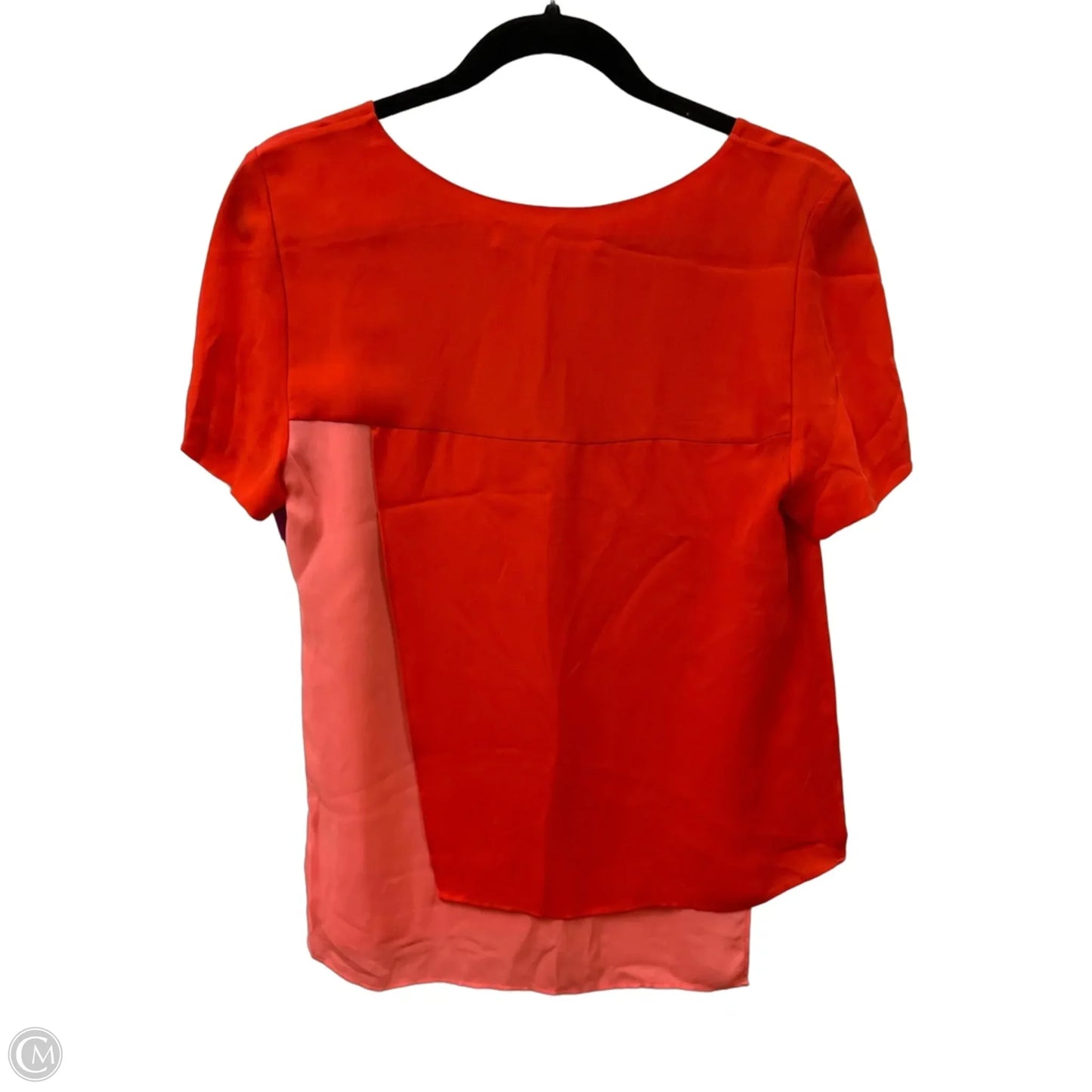Top Short Sleeve By Veronica Beard In Orange, Size: S
