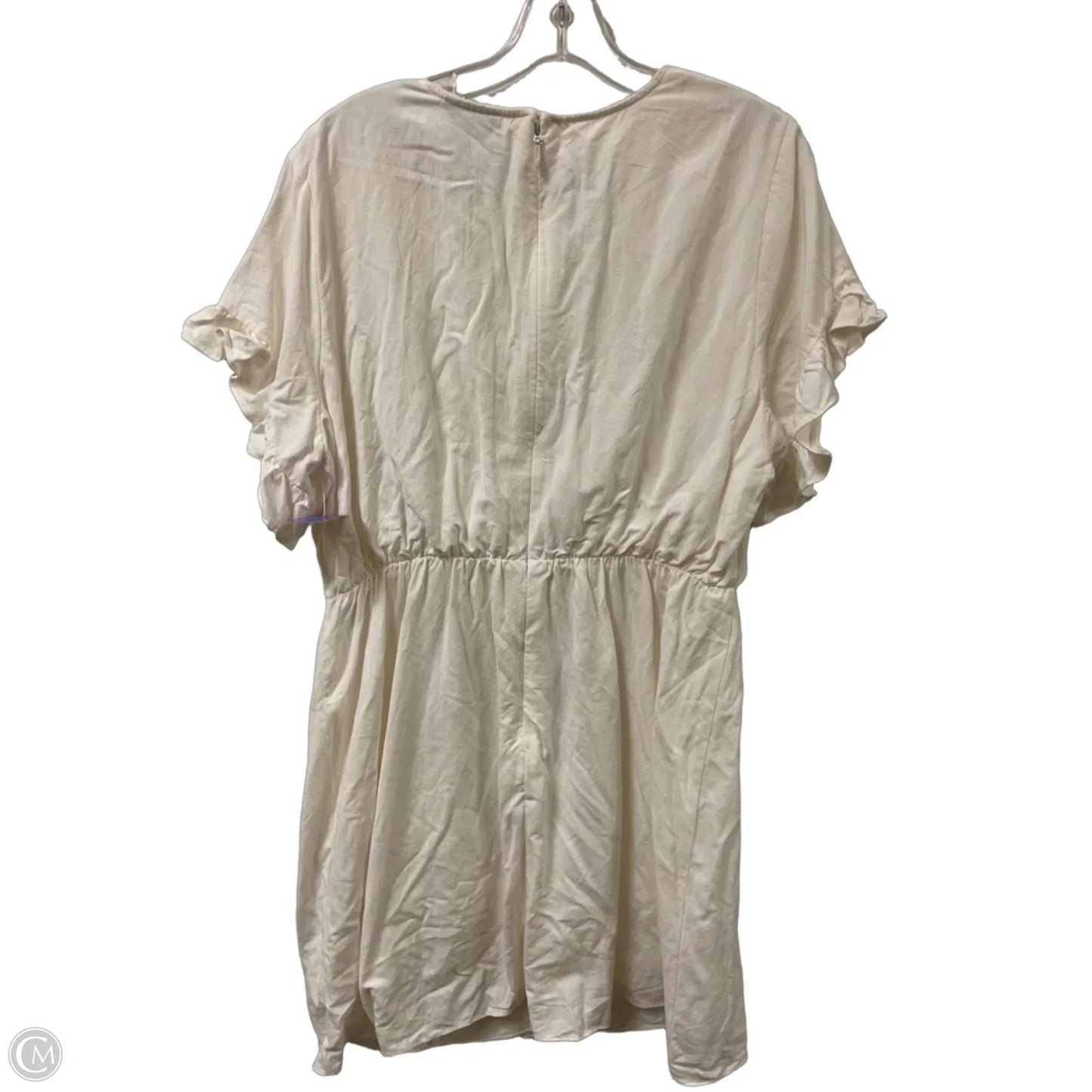 Dress Casual Short By City Chic In Cream, Size: 1x