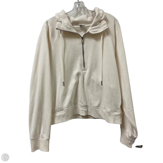 Athletic Sweatshirt Collar By All In Motion In Cream, Size: 2x