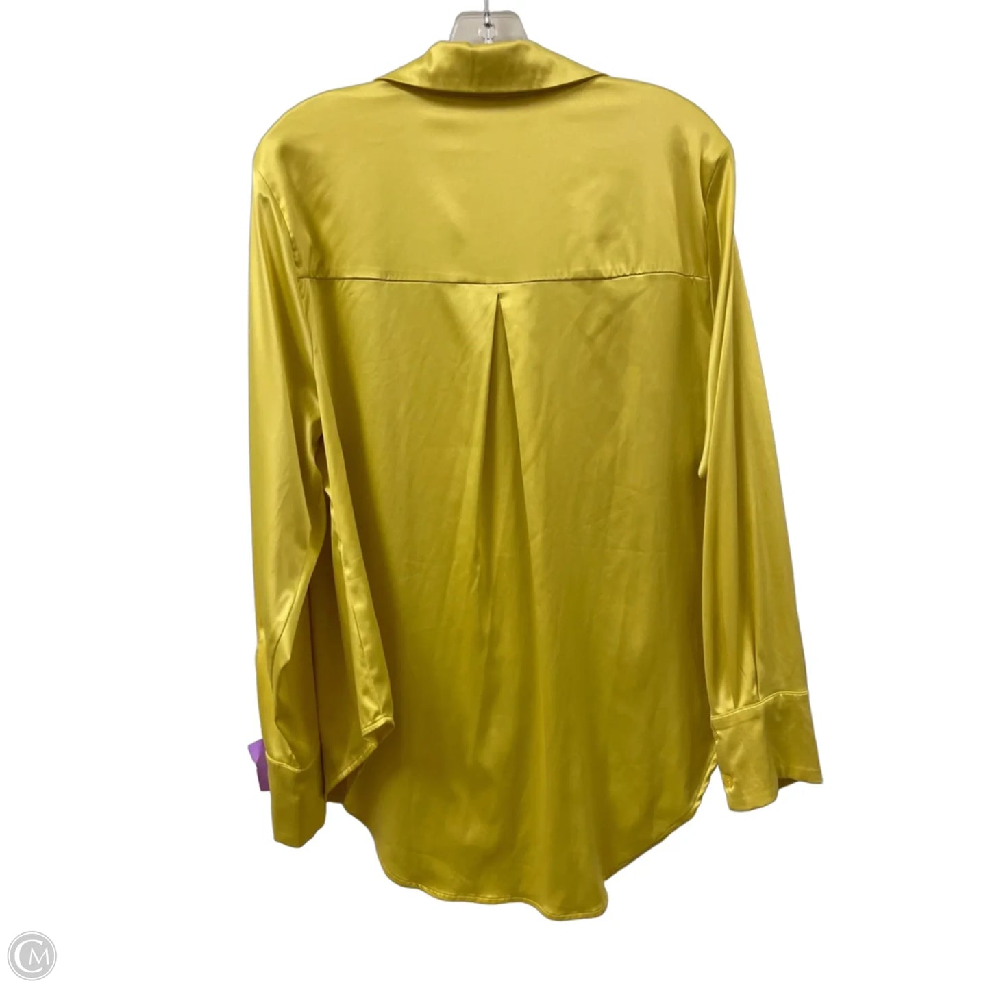 Blouse Long Sleeve By Lane Bryant In Yellow, Size: 2x