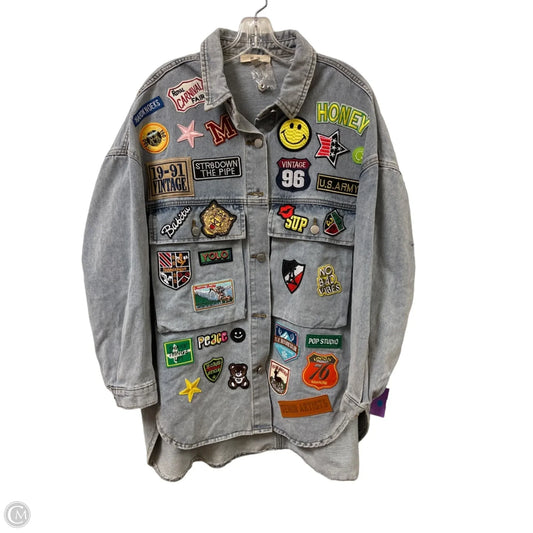 Jacket Denim By Cmb In Blue Denim, Size: M