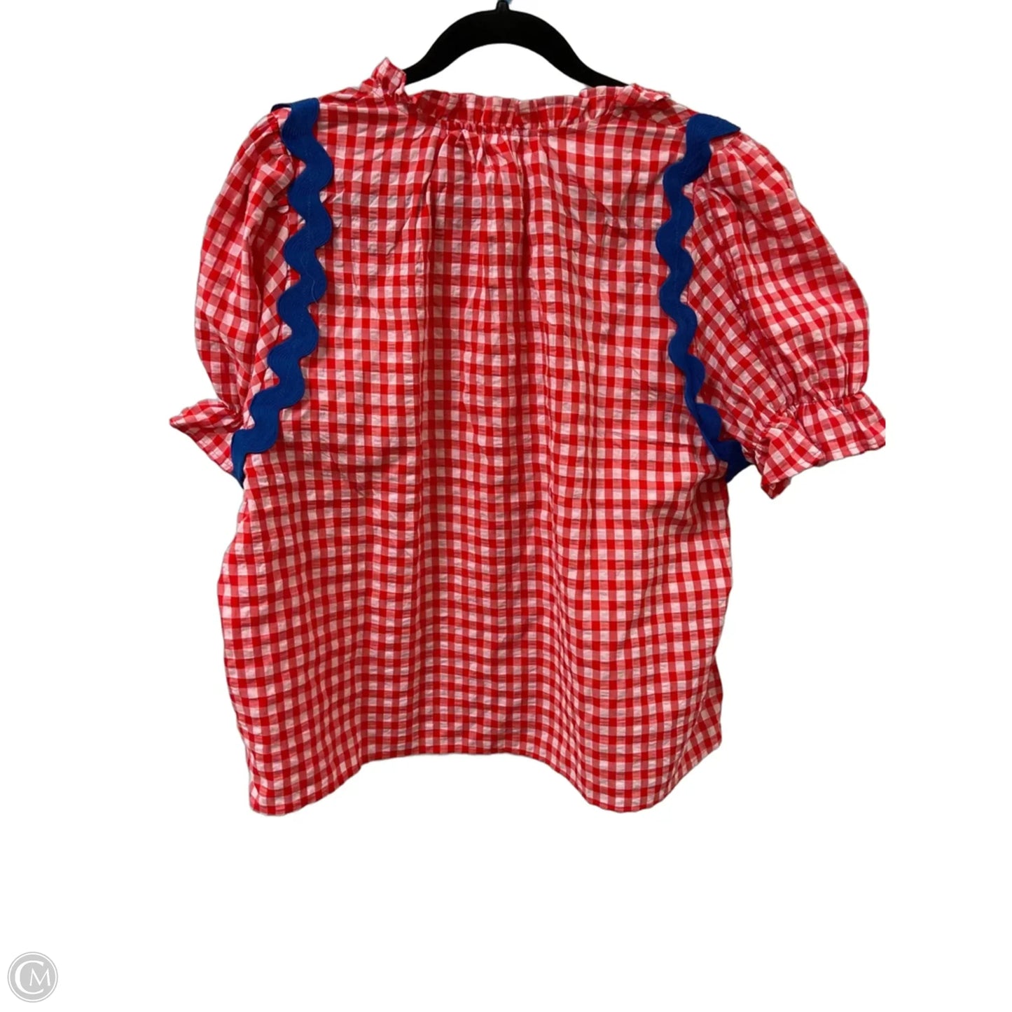 Top Short Sleeve By Anniewear In Red, Size: L