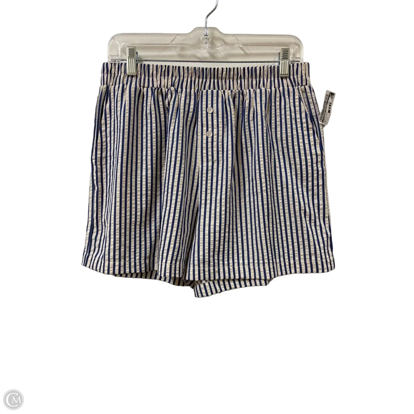 Shorts By Clothes Mentor In Blue & Cream, Size: 12