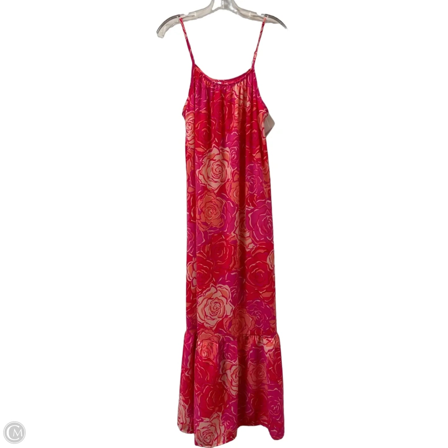 Dress Casual Maxi By Dokotoo In Orange & Pink, Size: L