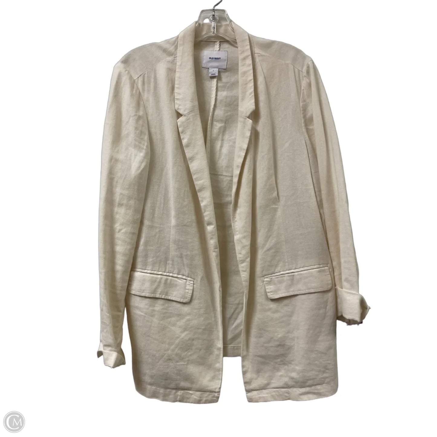 Blazer By Old Navy In Cream, Size: L