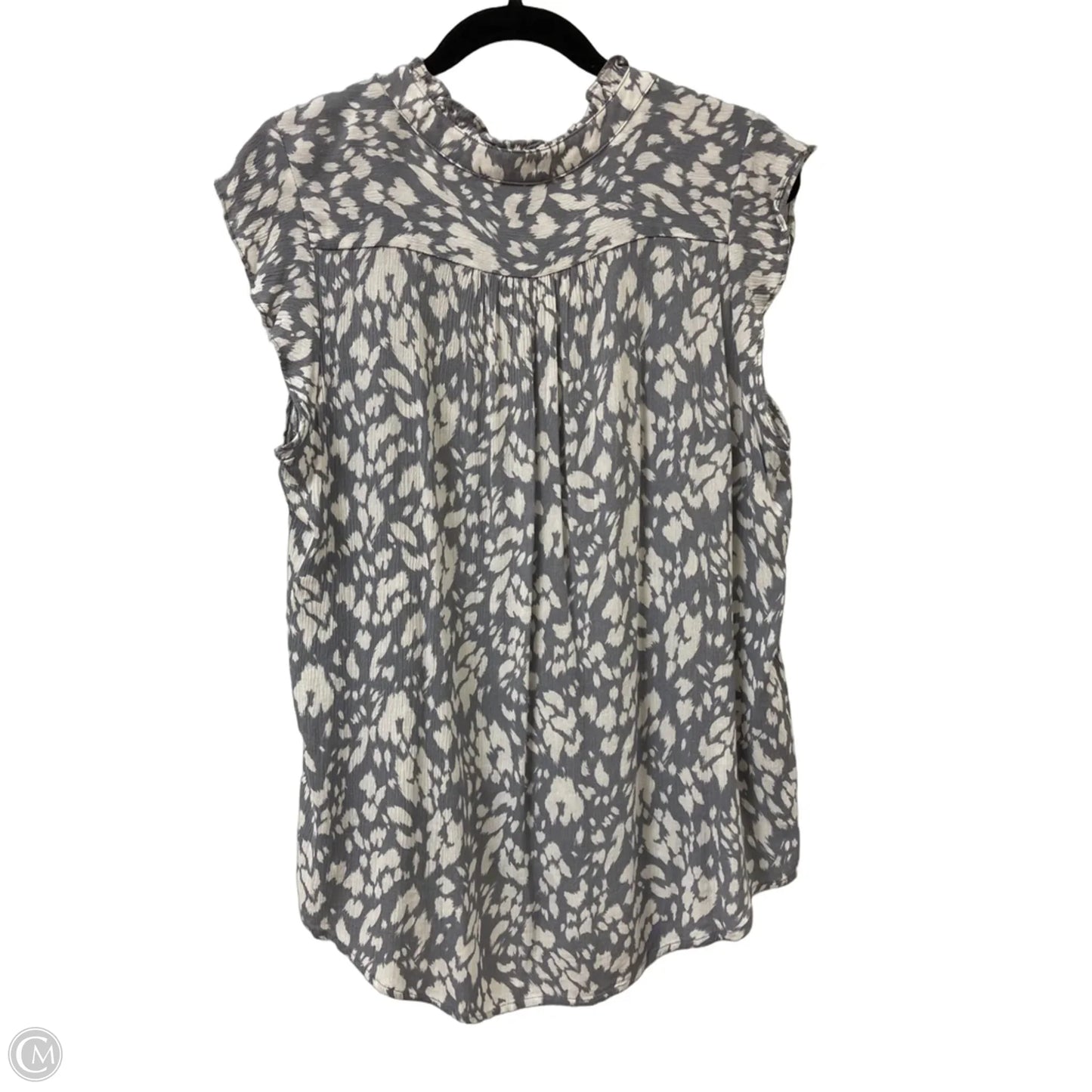 Top Sleeveless By Monday Fun In Grey, Size: L