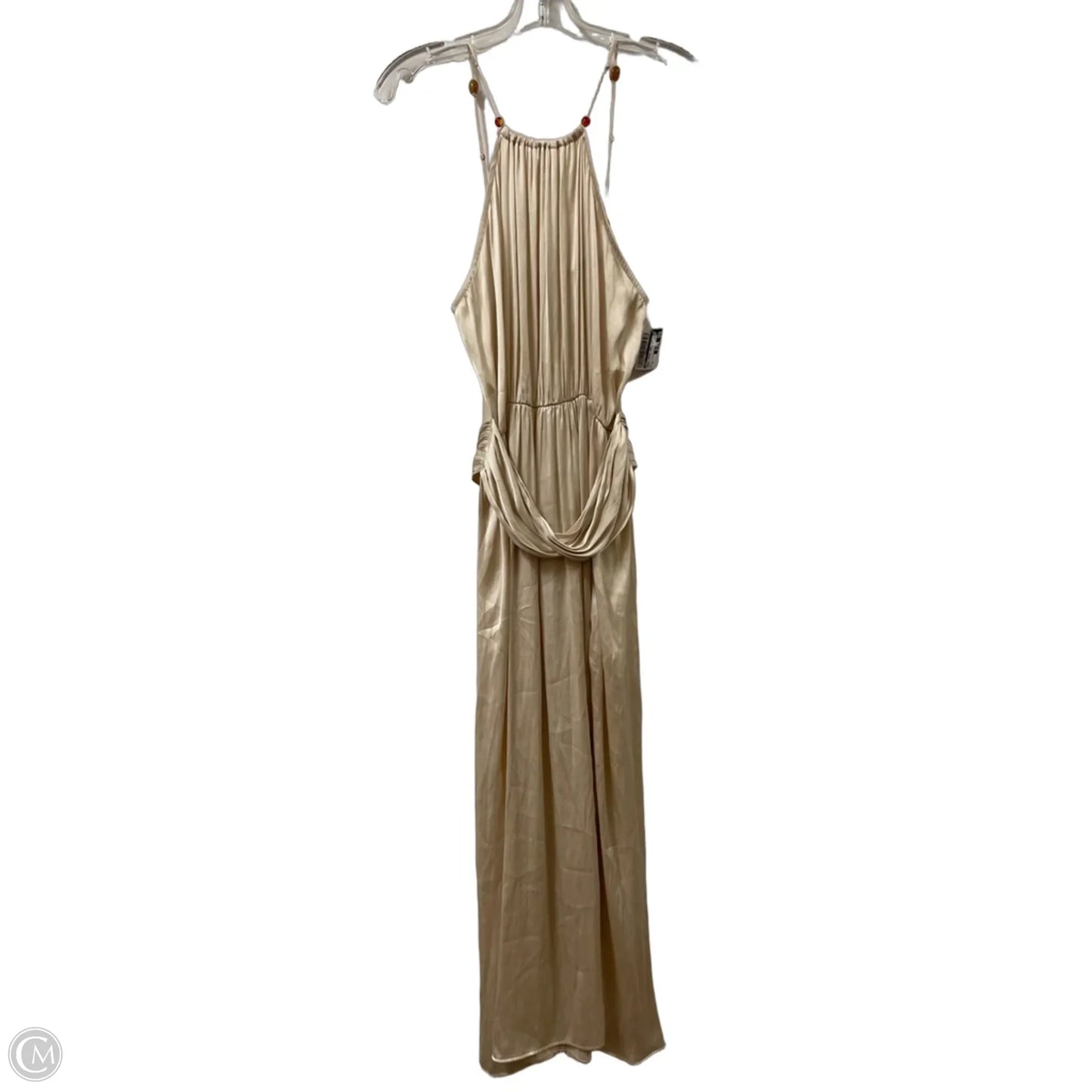 Dress Casual Maxi By Zara In Cream, Size: M